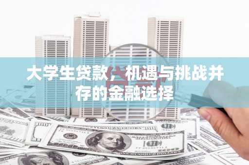东平大学生贷款，机遇与挑战并存的金融选择