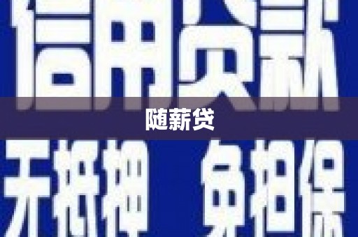 东平随薪贷