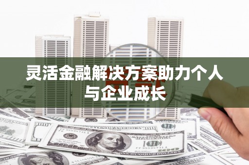 东平灵活金融解决方案助力个人与企业成长