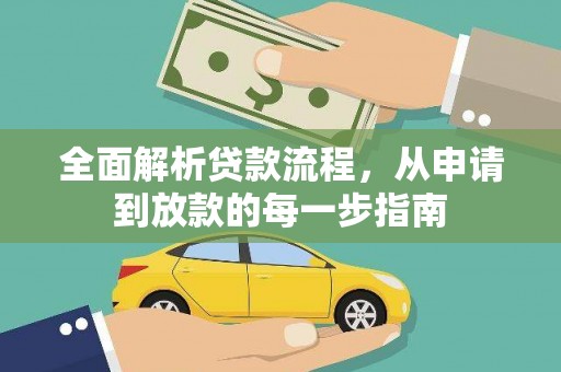 东平全面解析贷款流程，从申请到放款的每一步指南