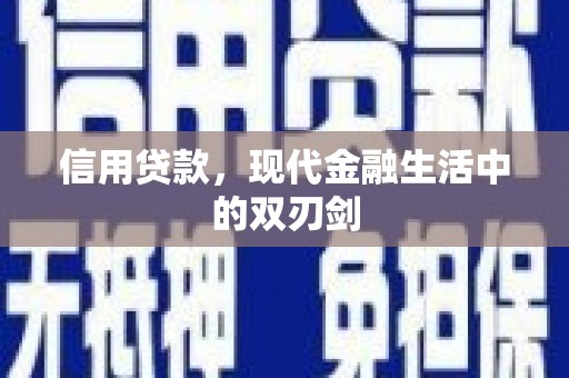 东平信用贷款，现代金融生活中的双刃剑