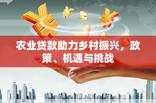 东平农业贷款助力乡村振兴，政策、机遇与挑战