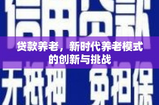 东平贷款养老，新时代养老模式的创新与挑战