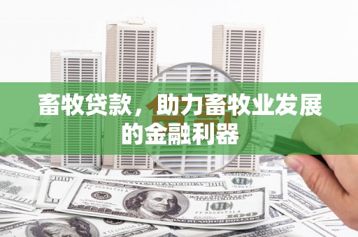 东平畜牧贷款，助力畜牧业发展的金融利器
