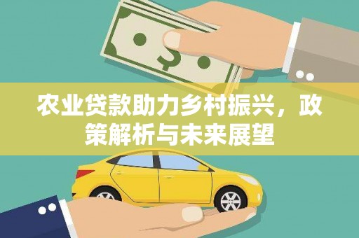东平农业贷款助力乡村振兴，政策解析与未来展望
