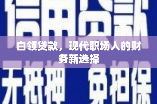 东平白领贷款，现代职场人的财务新选择