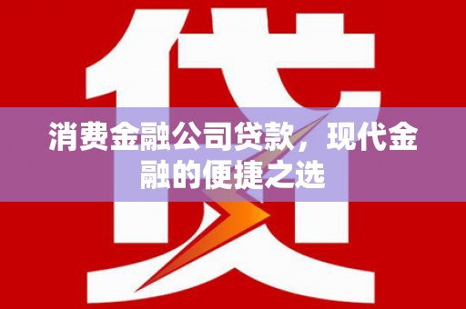 东平消费金融公司贷款，现代金融的便捷之选