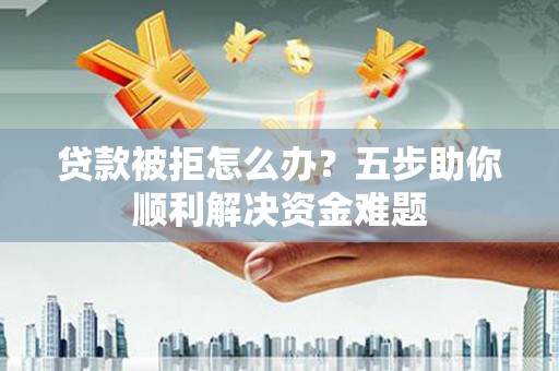 东平贷款被拒怎么办？五步助你顺利解决资金难题