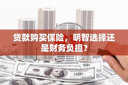 东平贷款购买保险，明智选择还是财务负担？