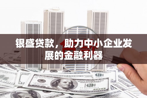 东平银盛贷款，助力中小企业发展的金融利器
