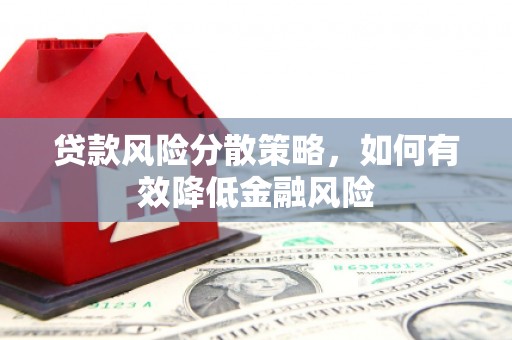 东平贷款风险分散策略，如何有效降低金融风险