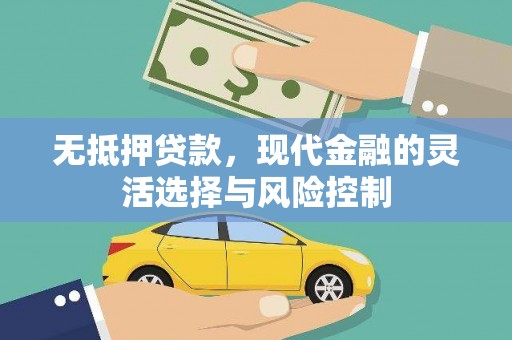 东平无抵押贷款，现代金融的灵活选择与风险控制