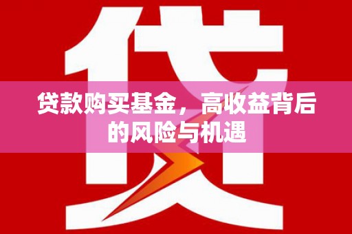 东平贷款购买基金，高收益背后的风险与机遇