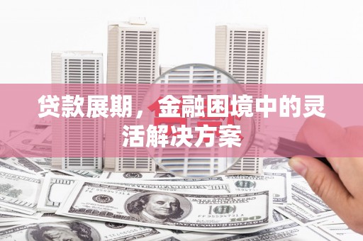 东平贷款展期，金融困境中的灵活解决方案