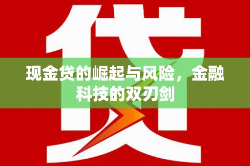 东平现金贷的崛起与风险，金融科技的双刃剑