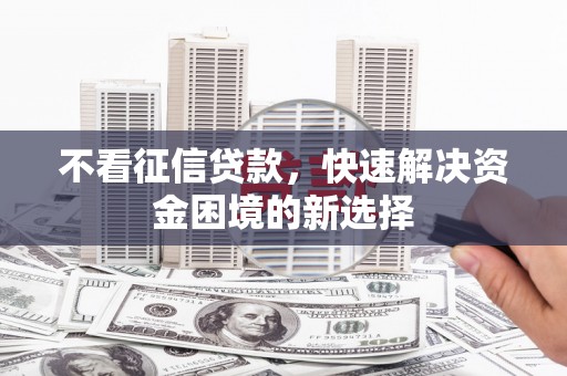 东平不看征信贷款，快速解决资金困境的新选择