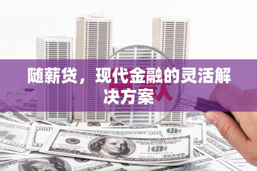 东平随薪贷，现代金融的灵活解决方案