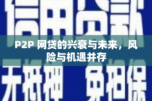 东平P2P 网贷的兴衰与未来，风险与机遇并存