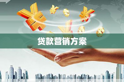 东平贷款营销方案
