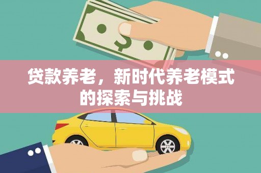 东平贷款养老，新时代养老模式的探索与挑战
