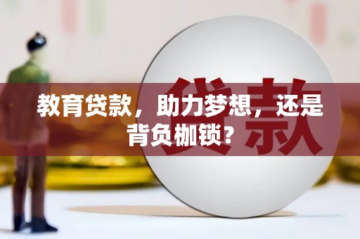 东平教育贷款，助力梦想，还是背负枷锁？