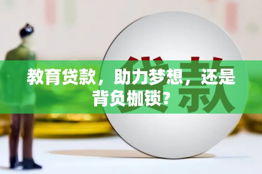 东平教育贷款，助力梦想，还是背负枷锁？