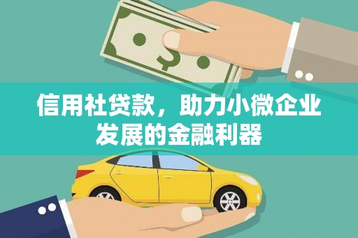 东平信用社贷款，助力小微企业发展的金融利器