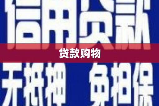 东平贷款购物