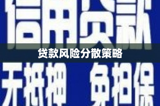东平贷款风险分散策略