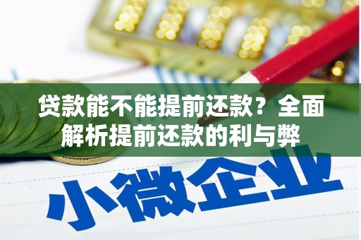 东平贷款能不能提前还款？全面解析提前还款的利与弊