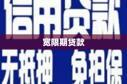 东平宽限期贷款