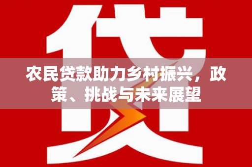 东平农民贷款助力乡村振兴，政策、挑战与未来展望