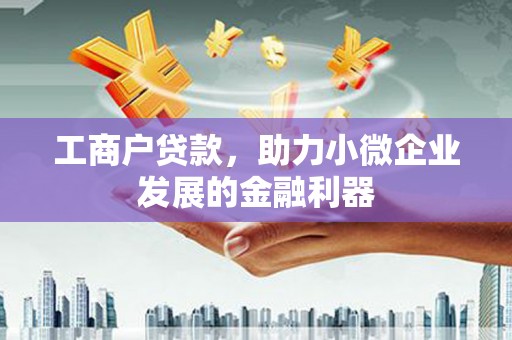 东平工商户贷款，助力小微企业发展的金融利器