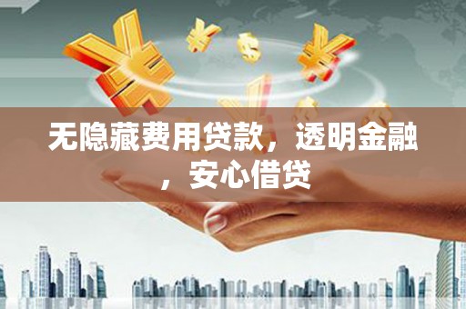 东平无隐藏费用贷款，透明金融，安心借贷
