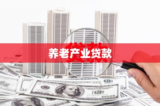 东平养老产业贷款