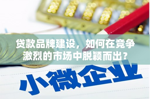 东平贷款品牌建设，如何在竞争激烈的市场中脱颖而出？