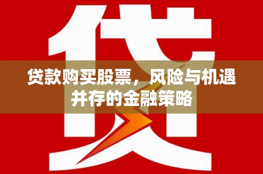 东平贷款购买股票，风险与机遇并存的金融策略