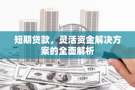 东平短期贷款，灵活资金解决方案的全面解析