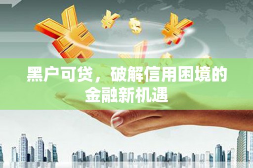 东平黑户可贷，破解信用困境的金融新机遇