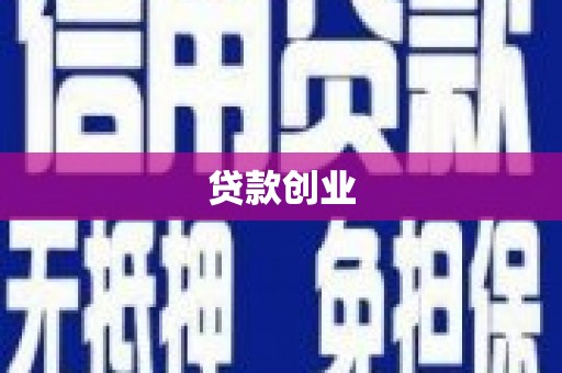 东平贷款创业