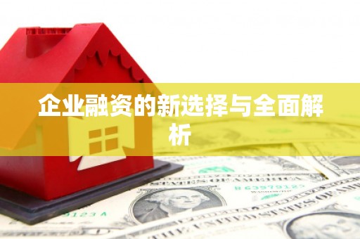 东平企业融资的新选择与全面解析